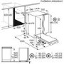 GRADE A2 - Zanussi ZDT36001FA 14 Place Fully Intgrated Dishwasher With Cutlery Tray And A++ Energy