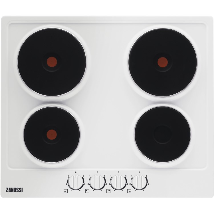 Zanussi 60cm 4 Zone Sealed Plate Hob - White