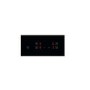 Zanussi ZEV6240FBA 59cm Touch Control Four Zone Ceramic Hob - Black