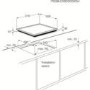 Zanussi ZEV6940XBV 58cm Wide Ceramic Hob With Stainless Steel Frame