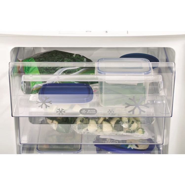 Zanussi ZFT10210WV 78 Litre Freestanding Under Counter Freezer Frost Free 60cm Wide - White