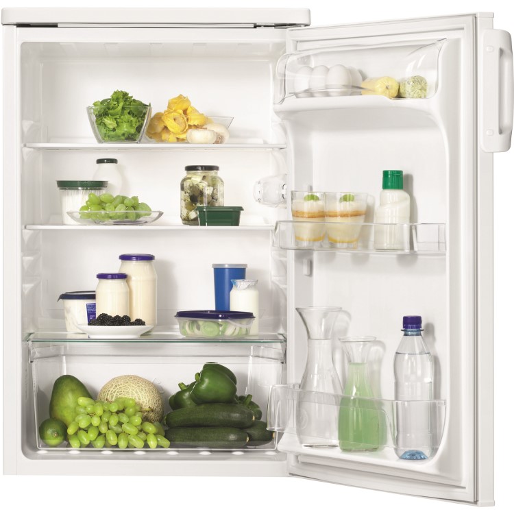 GRADE A2 - Zanussi ZRG16605WV 85x55cm 155L Freestanding Larder Fridge - White