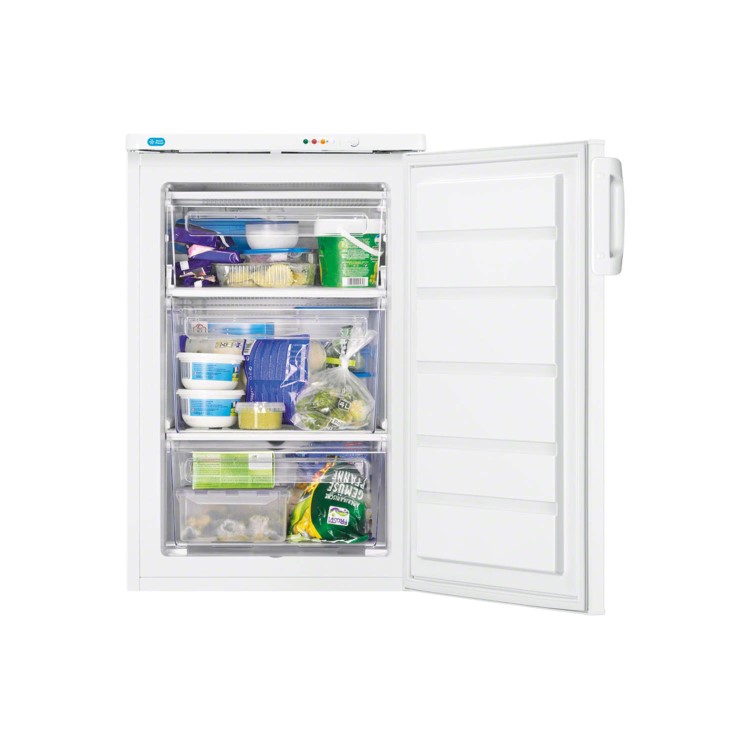 Zanussi ZFT11112WE 60cm Wide Freestanding Upright Under Counter Freezer - White