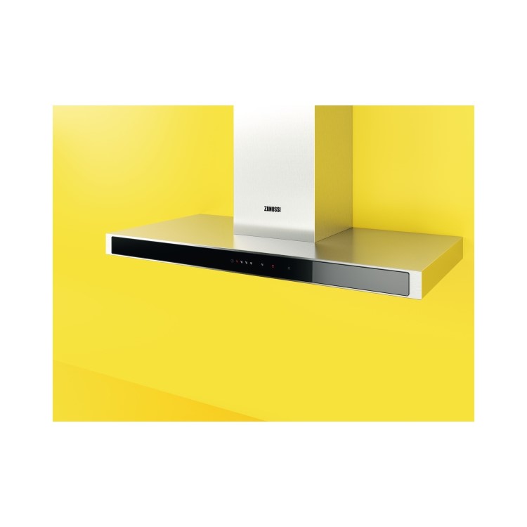 Zanussi Series 60 AirBreeze 90cm Chimney Cooker Hood - Stainless Steel