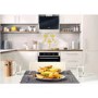 Zanussi Series 60 60cm Angled Cooker Hood - Black