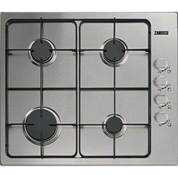 Zanussi ZGG62414SA Four Burner Gas Hob - Stainless Steel