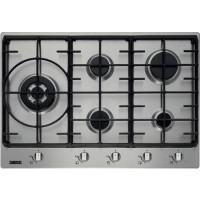 Zanussi ZGG76534XA 74cm Five Burner Gas Hob Stainless Steel