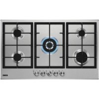 Zanussi ZGG96524XX 90cm Five Burner Gas Hob - Stainless Steel