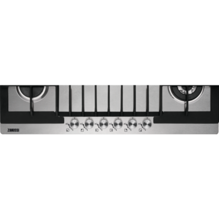 Zanussi ZGG96624XS 90cm Wide 6 Burner Gas Hob Stainless Steel
