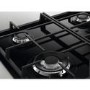 Zanussi Series 60 75cm 5 Burner Gas on Glass Hob - Black