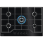 Zanussi Series 60 75cm 5 Burner Gas on Glass Hob - Black