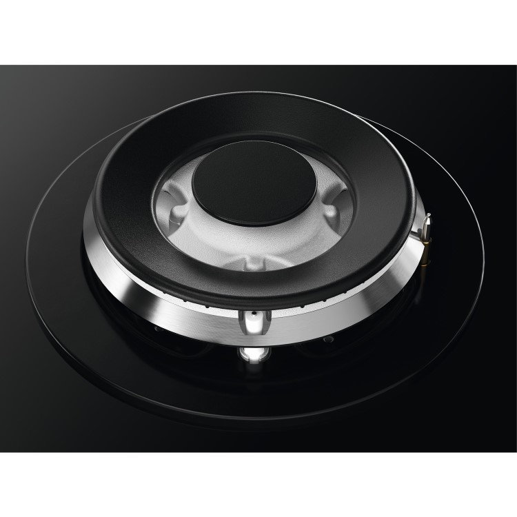 Zanussi Series 60 60cm Gas on Glass 4 Burner Gas Hob - Black