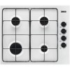 GRADE A1 - Zanussi ZGH62414WA 60cm Side Control Four Burner Gas Hob With Cast Iron Pan Stands - White