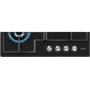 Zanussi ZGH66424BB 60cm Four Burner Gas Hob With Cast Iron Pan Stands - Black