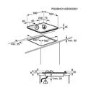 Zanussi ZGH66424XX 60cm Four Burner Gas Hob With Cast Iron Pan Stands - Stainless Steel