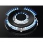 Zanussi Series 40 60cm 4 Burner Gas Hob with Wok Burner - Black