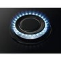 Zanussi Series 40 60cm 4 Burner Gas Hob with Wok Burner - Black
