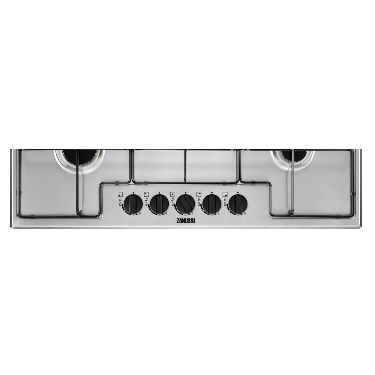 Zanussi ZGNN752X 60cm EasyCook Four Burner Gas Hob  - Stainless Steel