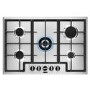 Zanussi Series 40 75cm 5 Burner Gas Hob - Stainless Steel
