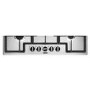 Zanussi Series 40 75cm 5 Burner Gas Hob - Stainless Steel