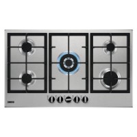 Zanussi Series 40 86cm 5 Burner Gas Hob - Stainless Steel