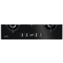 Zanussi ZGO78520BA 74cm Wide Five Burner Gas-on-glass Hob - Black