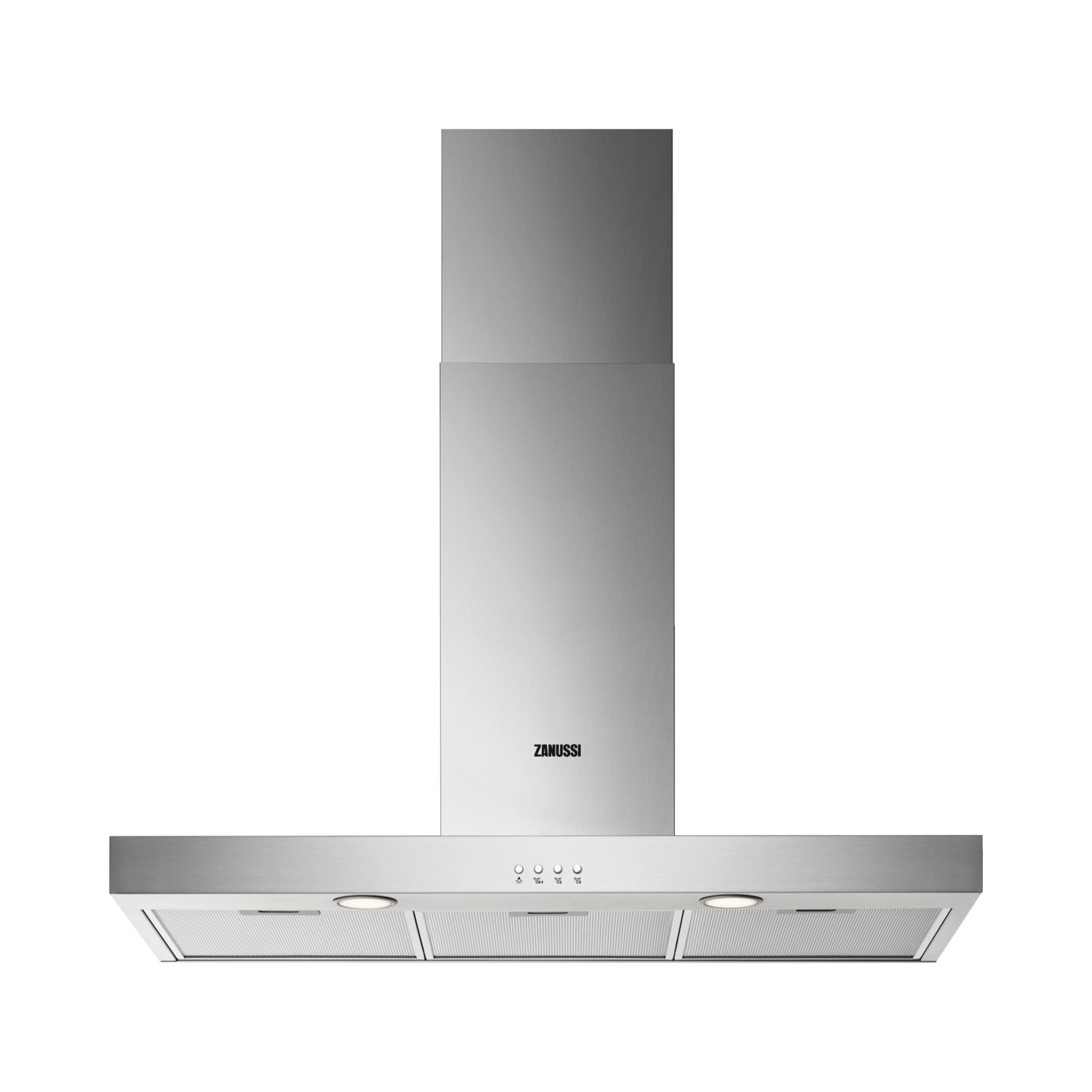 Zanussi ZHB92670XA 90 cm Chimney Cooker Hood - Stainless Steel