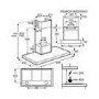 Refurbished Zanussi ZHB92670XA 90cm Chimney Cooker Hood Stainless Steel