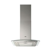 Zanussi ZHC6235X 60cm Curved Glass Cooker Hood - Stainless Steel