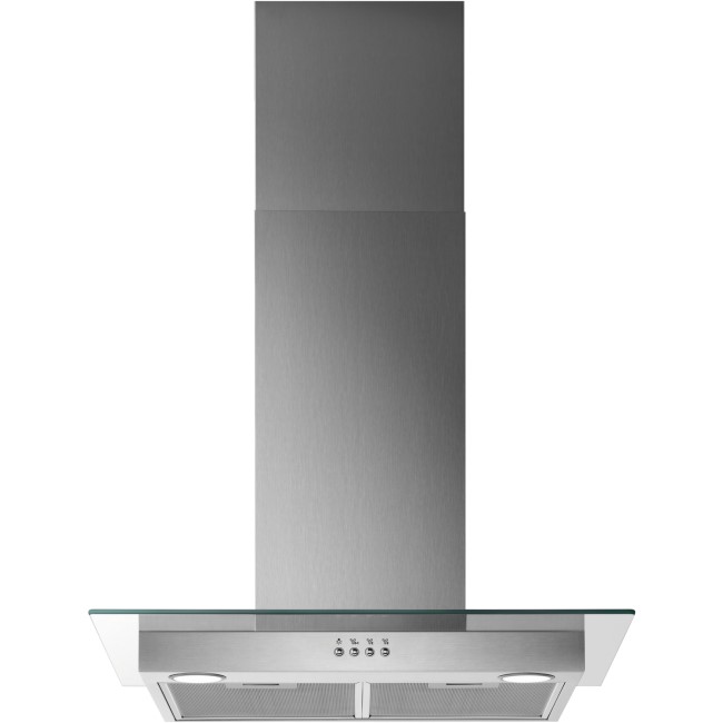 Zanussi ZHC62653XA 60cm Cooker Hood With Flat Glass Canopy - Stainless Steel