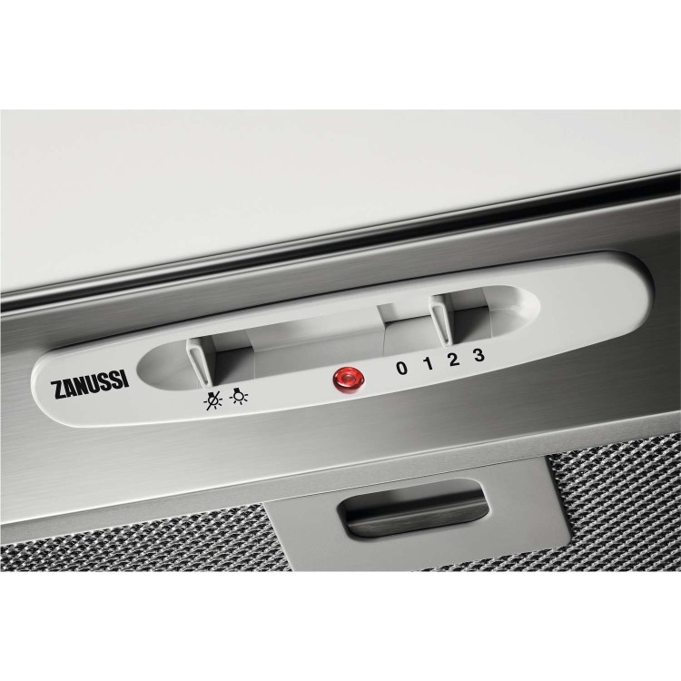 Zanussi 52cm Canopy Cooker Hood - Grey