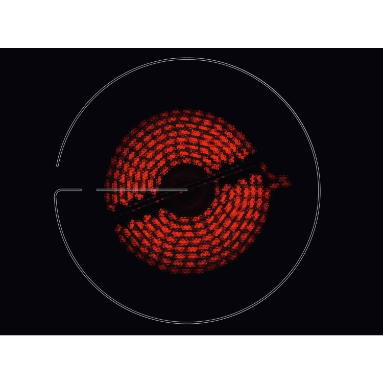 Zanussi 78cm 4 Zone Ceramic Hob with OvalZone