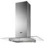 Zanussi 90cm Flat Glass Island Cooker Hood - Stainless Steel