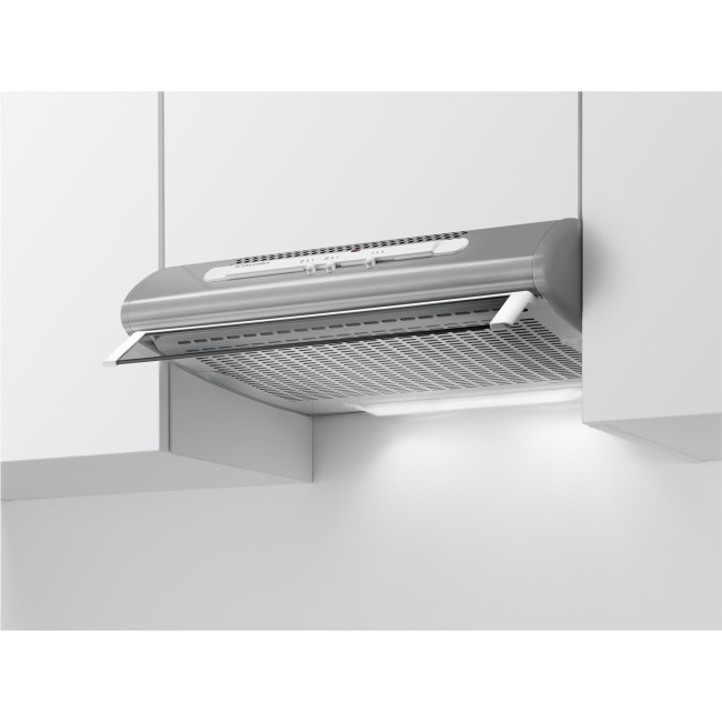 GRADE A1 - Zanussi ZHT611X Conventional Cooker Hood - Stainless Steel