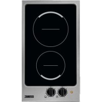 Zanussi ZHTN320X 30cm Domino Ceramic Hob - Stainless Steel