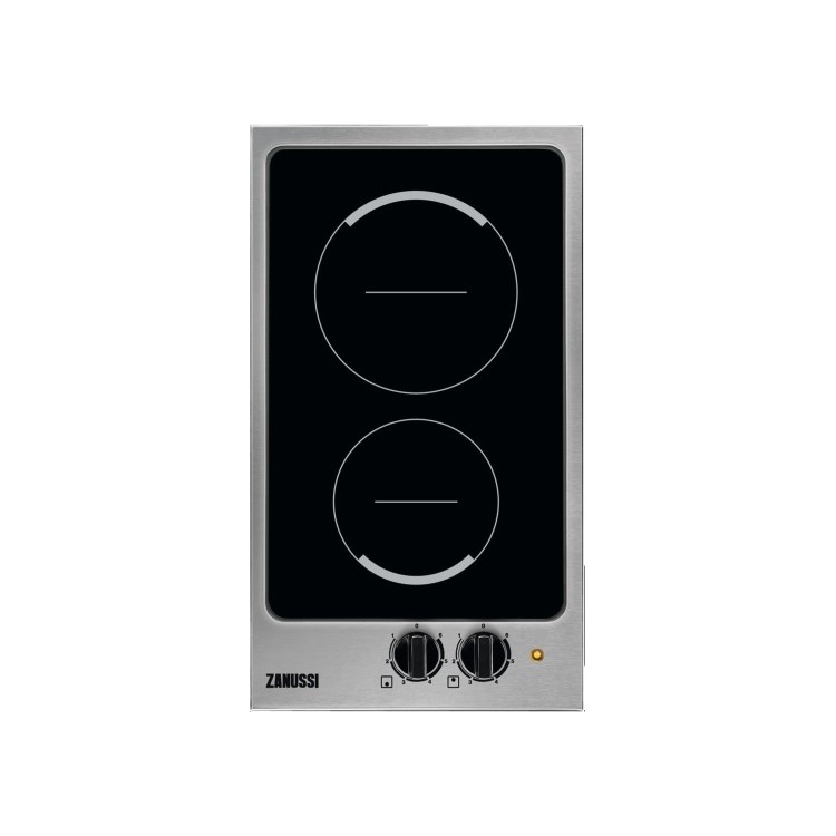Zanussi ZHTN320X 30cm Domino Ceramic Hob - Stainless Steel