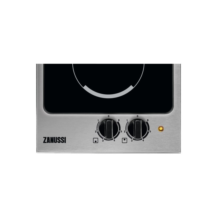 Zanussi ZHTN320X 30cm Domino Ceramic Hob - Stainless Steel
