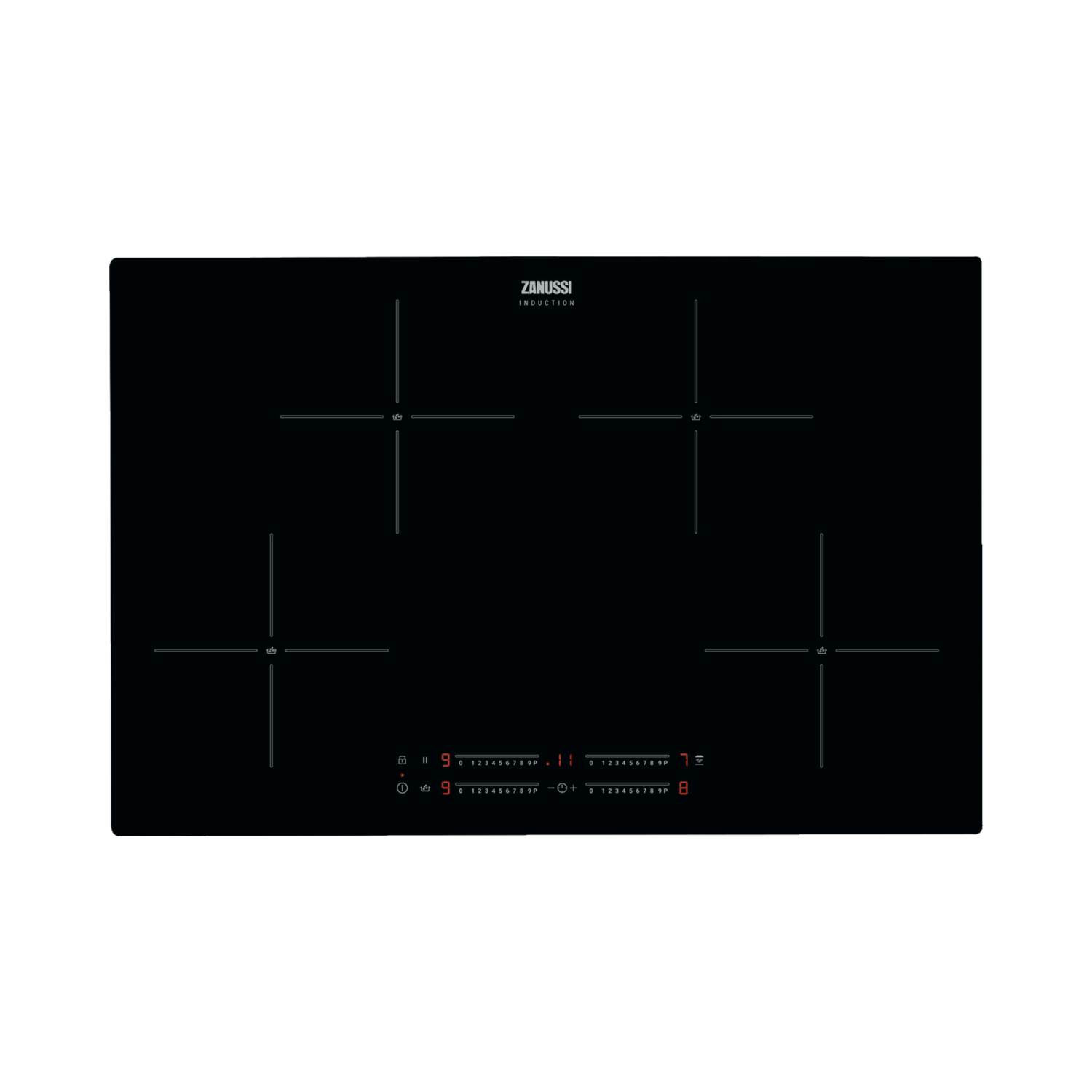 Zanussi Series 60 78cm 4 Zone Induction Hob with BoilAssist