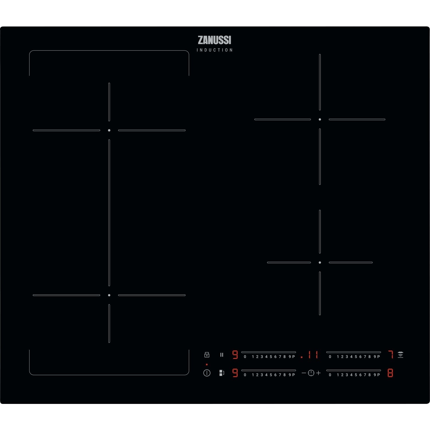 Zanussi Series 40 60cm 4 Zone Induction Hob with JoinZone