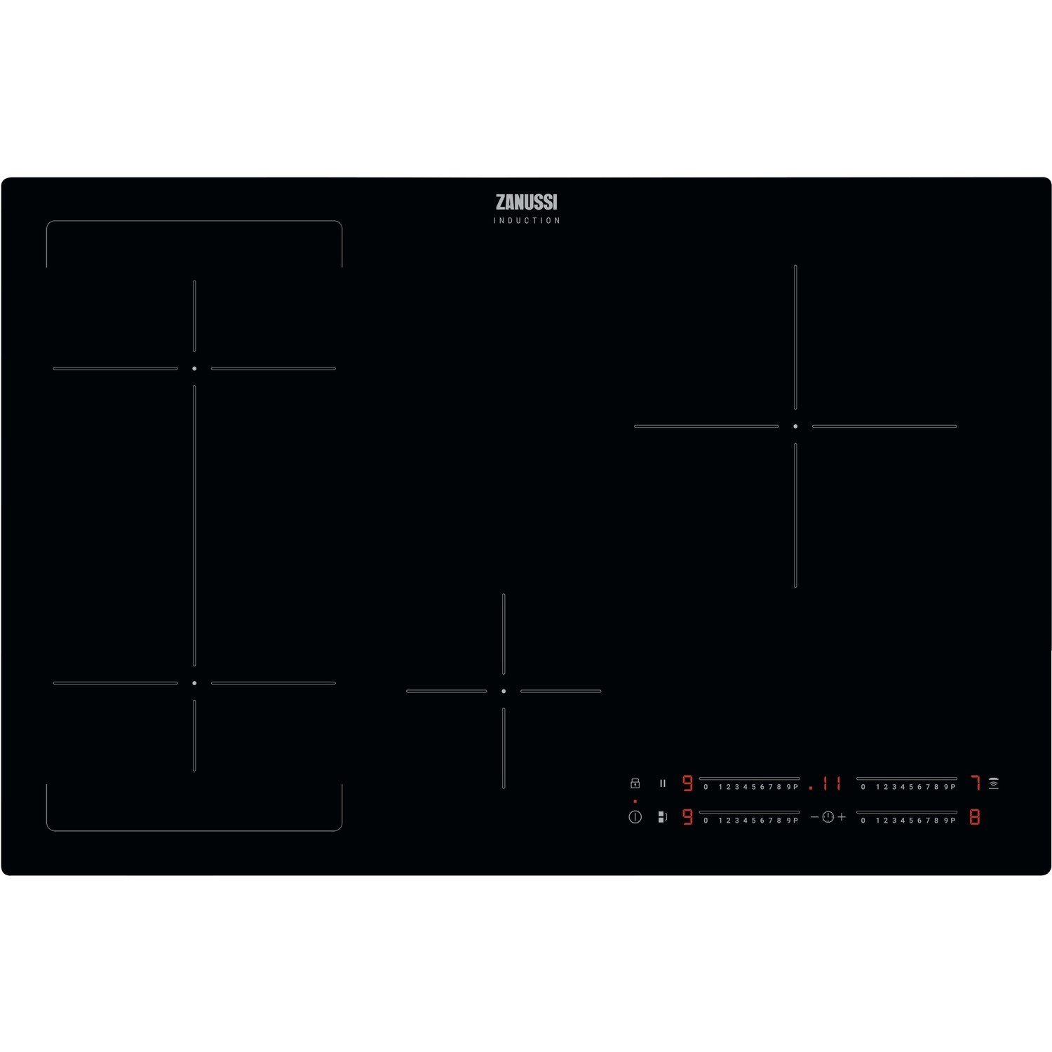 Zanussi Series 40 78cm 4 Zone Induction Hob with JoinZone