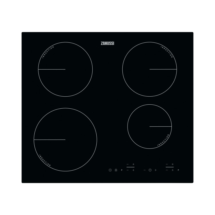 GRADE A1 - Zanussi ZIT6460CB 60cm Four Zone Touch Control Induction Hob