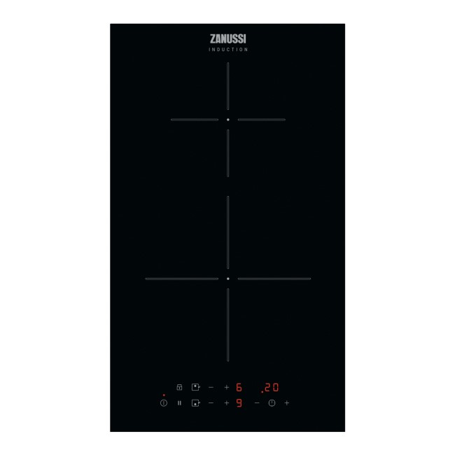 Zanussi 29cm Domino 2 Zone Induction Hob ZITN323K Appliances Direct