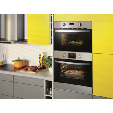 Zanussi ZKC38310XK Built-in inclusive frame Microwave Oven in Stainless Steel with antifingerprint coating