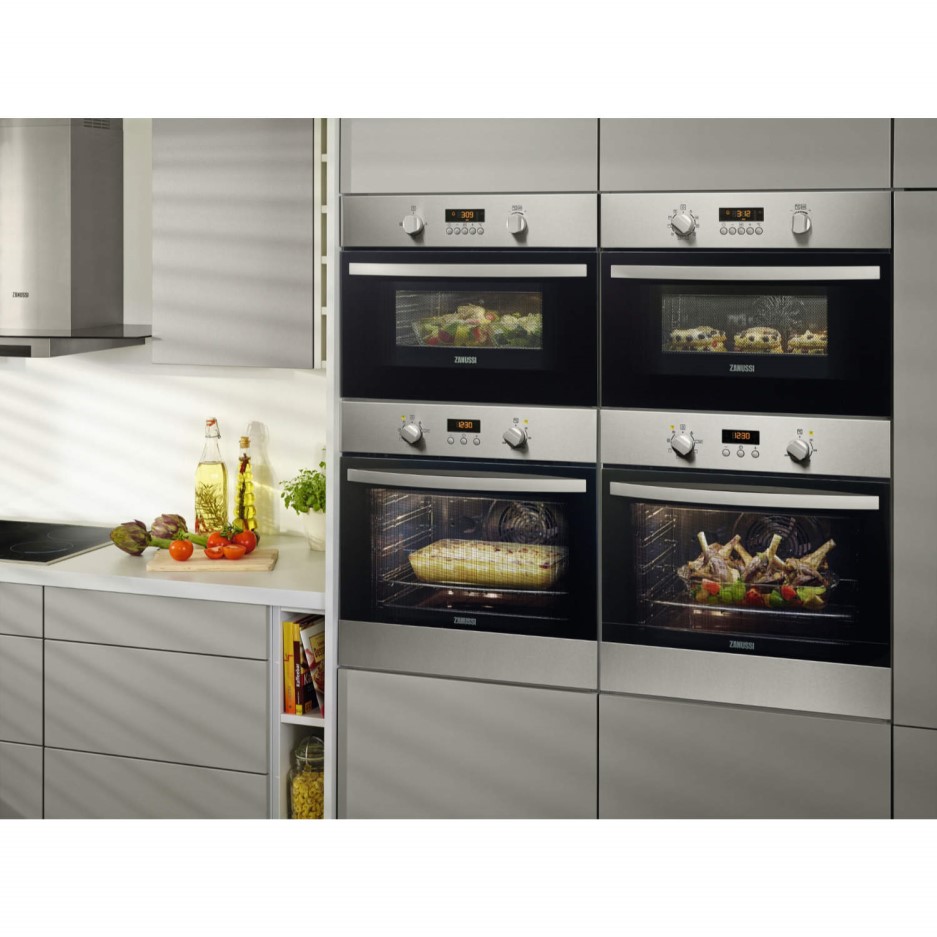 Zanussi ZKC44500XA Builtin Combination Microwave Oven Stainless Steel