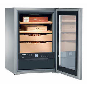Liebherr Cigar Storage Cabinet In Stainless Steel