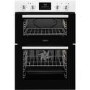 GRADE A2 - Zanussi ZOD35661WK Multifunction Built-in Double Oven With Programmable Timer - White