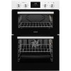 GRADE A1 - Zanussi ZOD35661WK Multifunction Built-in Double Oven With Programmable Timer - White
