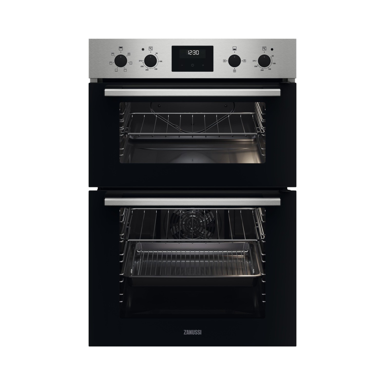 Zanussi ZKHNL3X1 Series 20 Built In Electric Double Oven - Stainless Steel