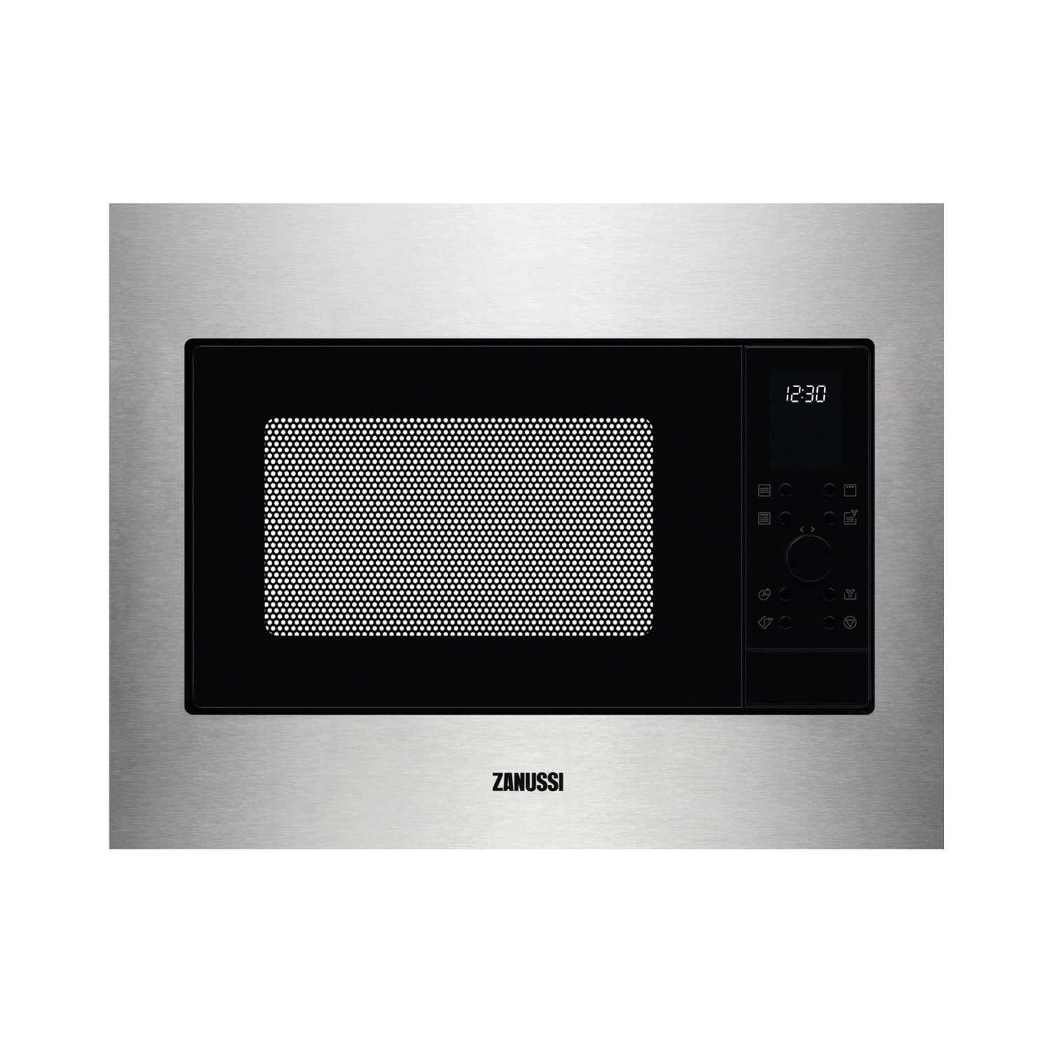 Refurbished Zanussi ZMSN4CX Built In 25L 900W Compact Combination Microwave Stainless Steel