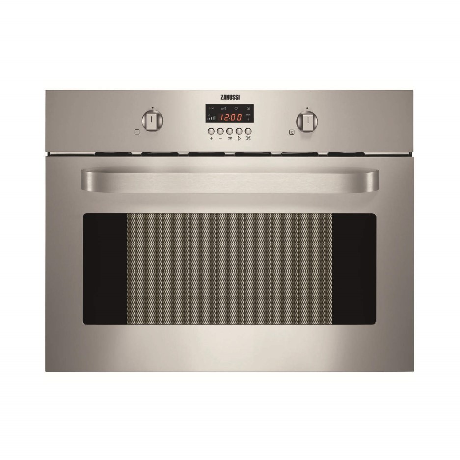 Zanussi ZNF21X 38 Litre Builtin Microwave With Grill Antifingerprint